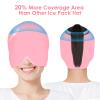 ComfiTECH Head Ice Pack Wrap Cold Cap Cooling Gel Hat, Medium, Pink view 3