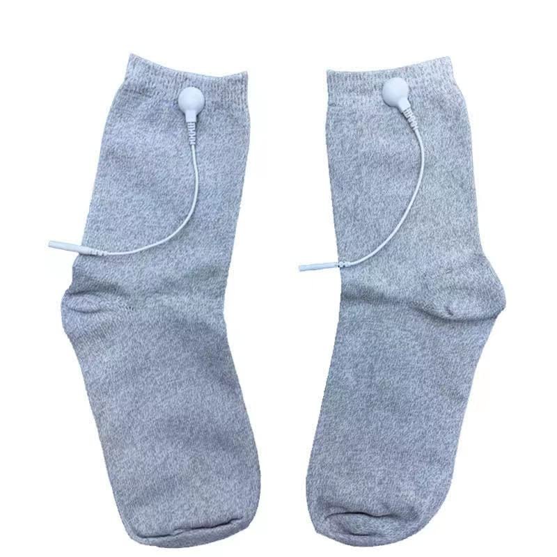 AnHua Grey Socks for DDS Bioelectric Massage Therapy Machine