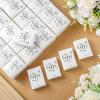 Spiareal 50 Pcs Happy Tears Tissues for Wedding 3 Ply for Your Happy Tears Tissues Packs for Guests Individual Mini Travel Size Pocket Paper for Wedding Party Favor Graduation view 2