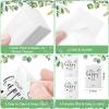 Spiareal 50 Pcs Happy Tears Tissues for Wedding 3 Ply for Your Happy Tears Tissues Packs for Guests Individual Mini Travel Size Pocket Paper for Wedding Party Favor Graduation view 3
