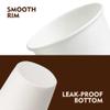 YEEHAW 3 oz 600 Pack Disposable Paper Coffee Bathroom Cups, Small White Mouthwash Cup for Bathroom view 3