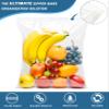 10 Heavy Duty Storage Bags with Zipper Top, 3.1-mil Thick, Extra Large 5 Gallon Bag 18" x 24", Resealable Plastic Bag, Jumbo Freezer Bags for Food, Clothes, Travel, Moving view 3