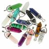 48PCS Natural Quartz Crystal Point Chakra Healing Gemstone Pendant Necklace view 4