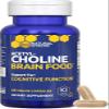 Acetylcholine Brain Food - Acetyl L-Carnitine & Alpha GPC Supplement - Supports Production of Acetylcholine - Neurotransmitter Supplement for Cognitive Function - 120 Capsules view 2