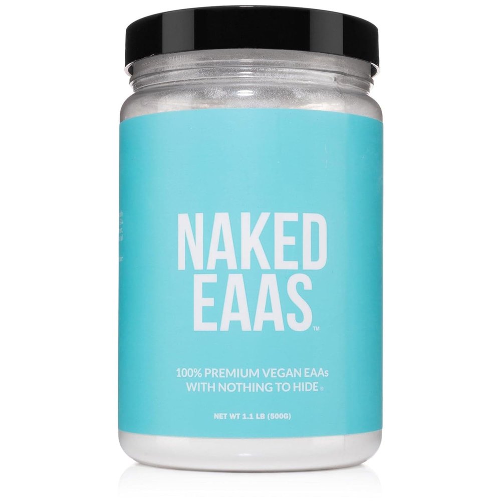 NAKED EAAs Amino Acids Powder - 50 Servings - Vegan Unflavored Essential Amino Acids 500 Grams - Instantized All Natural EAAs Powder Supplement