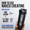 NAKED Pure Micronized Creatine Monohydrate Powder - Unflavored, 500g, 1.1lb Bulk - Vegan, Non-GMO, Gluten-Free, Soy-Free, No Fillers, Supports Muscle Growth & Strength - 100 Servings view 4