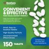 GenCare - Mucus Relief DM (150 Count Value Bottle) Dextromethorphan HBr 20mg Guaifenesin 400mg | Generic Mucus Relief DM | Immediate Release Uncoated Cough & Mucus Expectorant Pill view 4
