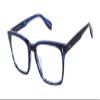 Scojo New York Leroy Street Blue Light Reading Glasses, Handmade Scratch Resistant Readers for Women and Men, Navy Smoke - 0.00x view 1