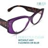 2SeeLife Oversized Cateye Reading Glasses for Women  MediumWide Fit, Durable & Sturdy Frame, Trendy Premium Cateye Readers, Purple, +1.75 view 2