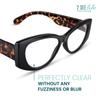 2SeeLife Oversized Cateye Reading Glasses for Women  MediumWide Fit, Durable & Sturdy Frame, Trendy Premium Cateye Readers, Black, +3.00 view 2