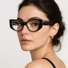 2SeeLife Oversized Cateye Reading Glasses for Women  MediumWide Fit, Durable & Sturdy Frame, Trendy Premium Cateye Readers, Black, +3.00 view 3
