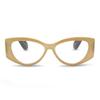 2SeeLife Oversized Cateye Reading Glasses for Women  MediumWide Fit, Durable & Sturdy Frame, Trendy Premium Cateye Readers, Beige, +1.00 view 1