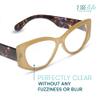 2SeeLife Oversized Cateye Reading Glasses for Women  MediumWide Fit, Durable & Sturdy Frame, Trendy Premium Cateye Readers, Beige, +1.75 view 2