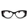 2SeeLife Oversized Cateye Reading Glasses for Women  MediumWide Fit, Durable & Sturdy Frame, Trendy Premium Cateye Readers, Black, +2.75 view 1