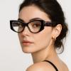 2SeeLife Oversized Cateye Reading Glasses for Women  MediumWide Fit, Durable & Sturdy Frame, Trendy Premium Cateye Readers, Black, +2.75 view 3
