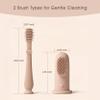 Moonkie Baby Finger Toothbrush Tongue Oral Cleaner Kit for 3 Months +, 2 Pcs (Cloud) view 2