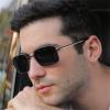 willochra square Transition Photochromic Bifocal Reading Glasses For Men Lightweight Metal Foldable Business Readers Sunglasses (black, 2.25, multiplier_x) view 4