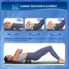 WANYIDA Lumbar Orthotic Traction Roll Device, Lower Back Stretcher for Pain relief, Back Traction for Lumbar Decompression, 3 Height Adjustable Lumbar Stretcher, Chiropractic view 3