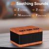 DailyBody Sound Machine White Noise Machine with 30 Soothing Sounds 32 Levels Volume 5 Timers and Memory Function Effectively Blocks Noise Ideal Sleep Machine for Baby Kids Adults (Wood Grain) view 2