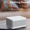 DailyBody Sound Machine White Noise Machine with 30 Soothing Sounds 32 Levels Volume 5 Timers and Memory Function Effectively Blocks Noise Ideal Sleep Machine for Baby Kids Adults (White) view 2
