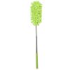 EVTSCAN Full Circle Microfiber Dust Whisperer Refill, Telescopic Duster Handheld Dust Remover Stainless Steel for Floor Desk Cabinet Cupboard Cleaning Green view 1