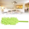 EVTSCAN Full Circle Microfiber Dust Whisperer Refill, Telescopic Duster Handheld Dust Remover Stainless Steel for Floor Desk Cabinet Cupboard Cleaning Green view 2