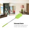 EVTSCAN Full Circle Microfiber Dust Whisperer Refill, Telescopic Duster Handheld Dust Remover Stainless Steel for Floor Desk Cabinet Cupboard Cleaning Green view 4