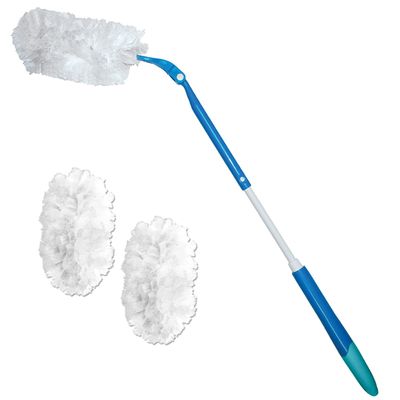 LOLA 360 Duster Starter Kit, Includes 1 Handle w/ 3 Duster Refills, Dust-Catching Fibers, Ergonomic Handle, Comparable to Other 360 Dusters