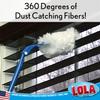 LOLA 360 Duster Starter Kit, Includes 1 Handle w/ 3 Duster Refills, Dust-Catching Fibers, Ergonomic Handle, Comparable to Other 360 Dusters view 3