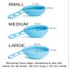 MOONTHLIES Menstrual Disc (Blue, 1 Small Period Disc) view 3