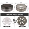 Denture Case, Leak Proof Denture Bath Case Cup Kit for Travel Cleaning, Denture Holder Box Bath Soaking Container for Women & Men with Mirror, Strainer, Removal Tool and Denture Brush(Grey) view 3