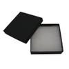 CuteBox Matte Black Cotton Filled Boxes 100pcs (3 1/2" x 3 1/2" x 1") for Jewelry, Retail, Merchandise, Party Favors, Gift Boxes, Handmade, Homemade, Arts and Crafts view 1