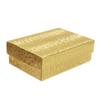 CuteBox Gold Cotton Filled Boxes 100pcs (8 1/8" x 5 5/8" x 1 3/8") for Jewelry, Retail, Merchandise, Party Favors, Gift Boxes, Handmade, Homemade, Arts and Crafts view 1