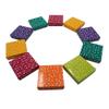 CuteBox Glossy Polka Dot Cotton Filled Boxes 100pcs (3 3/4" x 3 3/4" x 2") for Jewelry, Retail, Merchandise, Party Favors, Gift Boxes, Handmade, Homemade, Arts and Crafts view 2