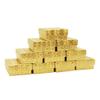 CuteBox Gold Cotton Filled Boxes 100pcs (7 1/8" x 5 1/8" x 1 1/8") for Jewelry, Retail, Merchandise, Party Favors, Gift Boxes, Handmade, Homemade, Arts and Crafts view 2
