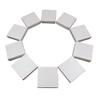 CuteBox White Cotton Filled Boxes 100pcs (3 1/2" x 3 1/2" x 1") for Jewelry, Retail, Merchandise, Party Favors, Gift Boxes, Handmade, Homemade, Arts and Crafts view 2