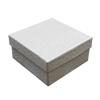 CuteBox White Cotton Filled Boxes 100pcs (3 1/2" x 3 1/2" x 1") for Jewelry, Retail, Merchandise, Party Favors, Gift Boxes, Handmade, Homemade, Arts and Crafts view 3