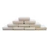CuteBox White Cotton Filled Boxes 100pcs (3 1/2" x 3 1/2" x 1") for Jewelry, Retail, Merchandise, Party Favors, Gift Boxes, Handmade, Homemade, Arts and Crafts view 4