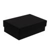 CuteBox Matte Black Cotton Filled Boxes 100pcs (7 1/8" x 5 1/8" x 1 1/8") for Jewelry, Retail, Merchandise, Party Favors, Gift Boxes, Handmade, Homemade, Arts and Crafts view 4