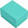 CuteBox Glossy Teal Cotton Filled Boxes 100pcs (3 1/4" x 2 1/4" x 1") for Jewelry, Retail, Merchandise, Party Favors, Gift Boxes, Handmade, Homemade, Arts and Crafts view 2