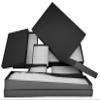 CuteBox Matte Black Cotton Filled Boxes 10pcs (8" x 2" x 1") for Jewelry, Retail, Merchandise, Party Favors, Gift Boxes, Handmade, Homemade, Arts and Crafts view 2