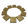 CuteBox Gold Cotton Filled Boxes 4pcs (3 3/4" x 3 3/4" x 2") for Jewelry, Retail, Merchandise, Party Favors, Gift Boxes, Handmade, Homemade, Arts and Crafts view 2