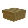 CuteBox Gold Cotton Filled Boxes 4pcs (3 3/4" x 3 3/4" x 2") for Jewelry, Retail, Merchandise, Party Favors, Gift Boxes, Handmade, Homemade, Arts and Crafts view 3
