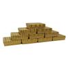 CuteBox Gold Cotton Filled Boxes 4pcs (3 3/4" x 3 3/4" x 2") for Jewelry, Retail, Merchandise, Party Favors, Gift Boxes, Handmade, Homemade, Arts and Crafts view 4