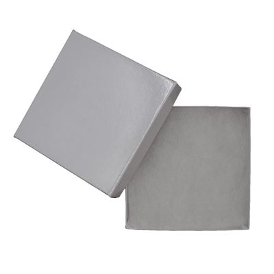 CuteBox Glossy White Cotton Filled Boxes 10pcs (3 1/2" x 3 1/2" x 1") for Jewelry, Retail, Merchandise, Party Favors, Gift Boxes, Handmade, Homemade, Arts and Crafts
