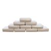 CuteBox Glossy White Cotton Filled Boxes 10pcs (3 1/2" x 3 1/2" x 1") for Jewelry, Retail, Merchandise, Party Favors, Gift Boxes, Handmade, Homemade, Arts and Crafts view 2