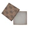 CuteBox Matte Damask Cotton Filled Boxes 10pcs (3 1/2" x 3 1/2" x 1") for Jewelry, Retail, Merchandise, Party Favors, Gift Boxes, Handmade, Homemade, Arts and Crafts view 1