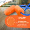 HEAROS Just for Kids Foam Ear Plugs, NRR 28, 3 Pairs, X-Small, Corded Hearing Protection (0005) view 2