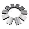 CuteBox Silver Cotton Filled Boxes 5pcs (5 3/8" x 3 7/8" x 1") for Jewelry, Retail, Merchandise, Party Favors, Gift Boxes, Handmade, Homemade, Arts and Crafts view 2