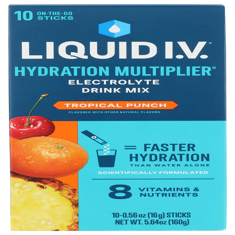 Liquid IV Tropical Punch 10 Count 5.65 OZ